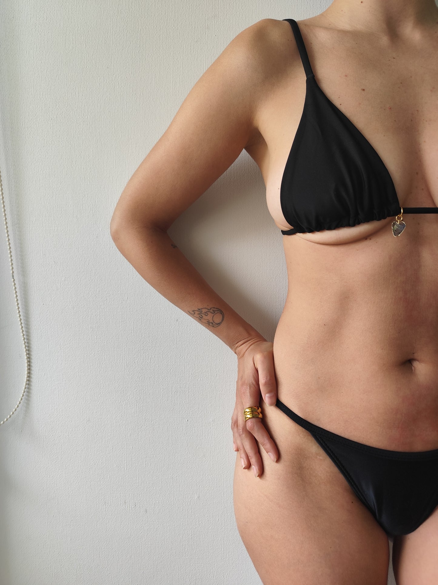 Conjunto Bikini Plain Black