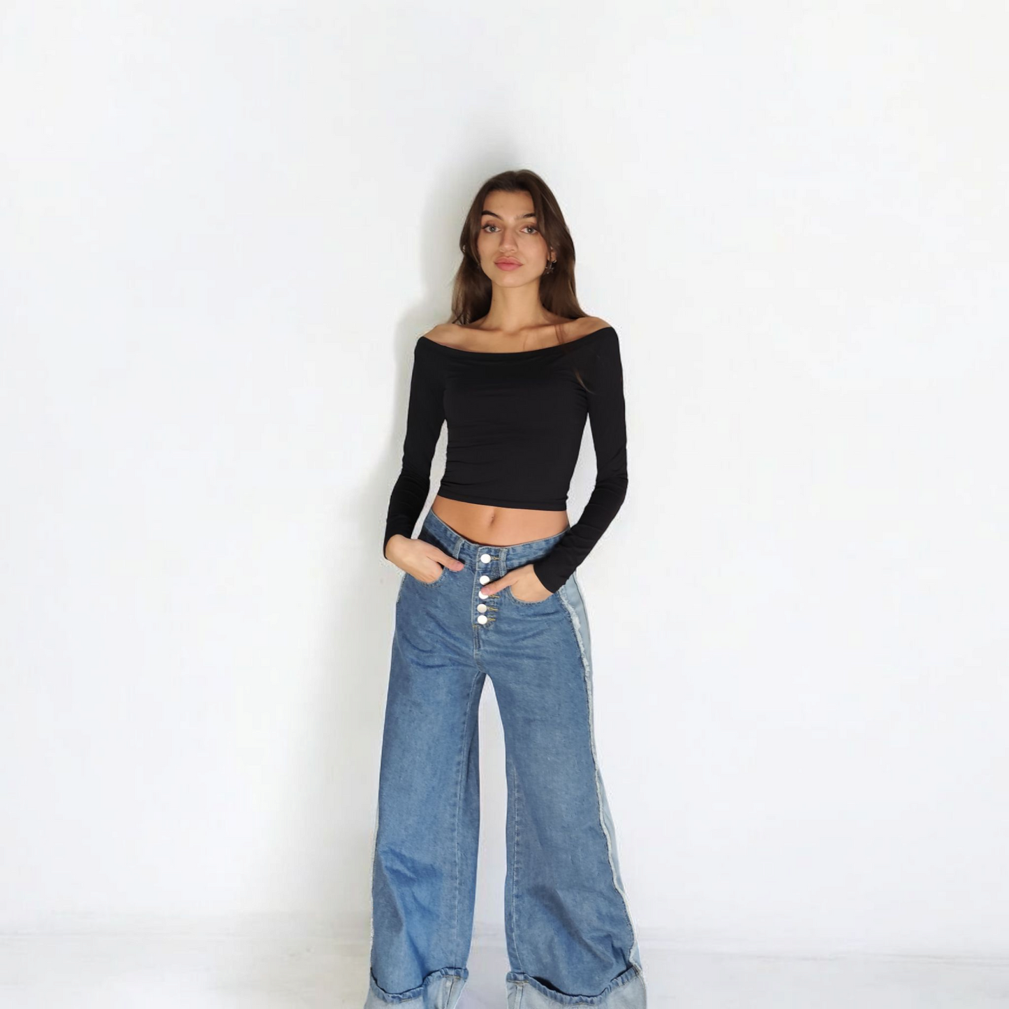 Top Cuello Ancho