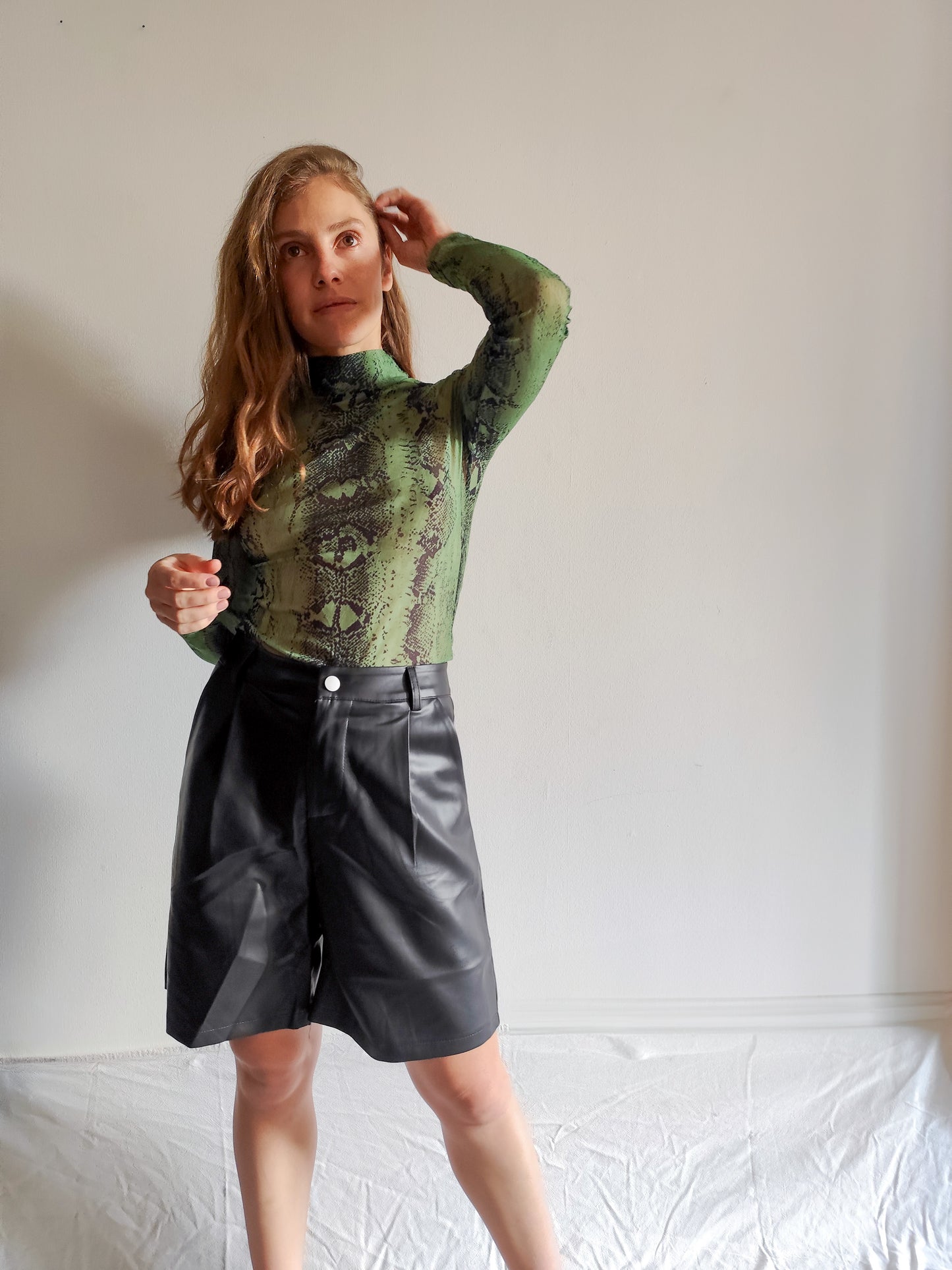 Bermuda Ecocuero + Sheer Snake