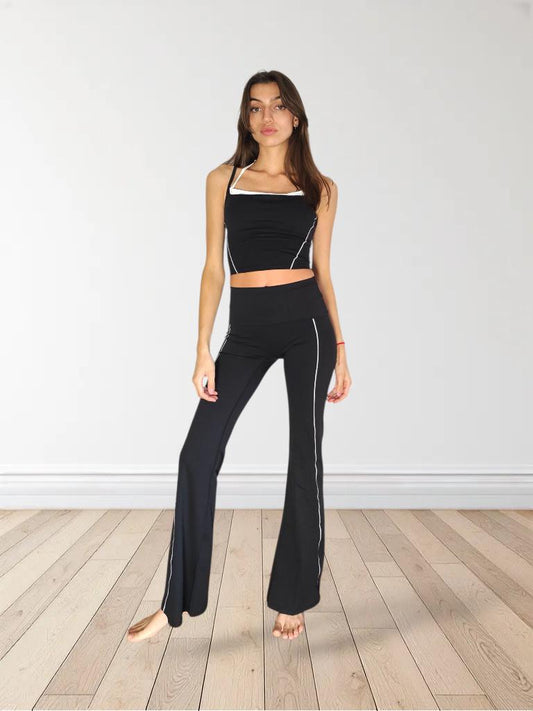 Flare Fit contraste negro
