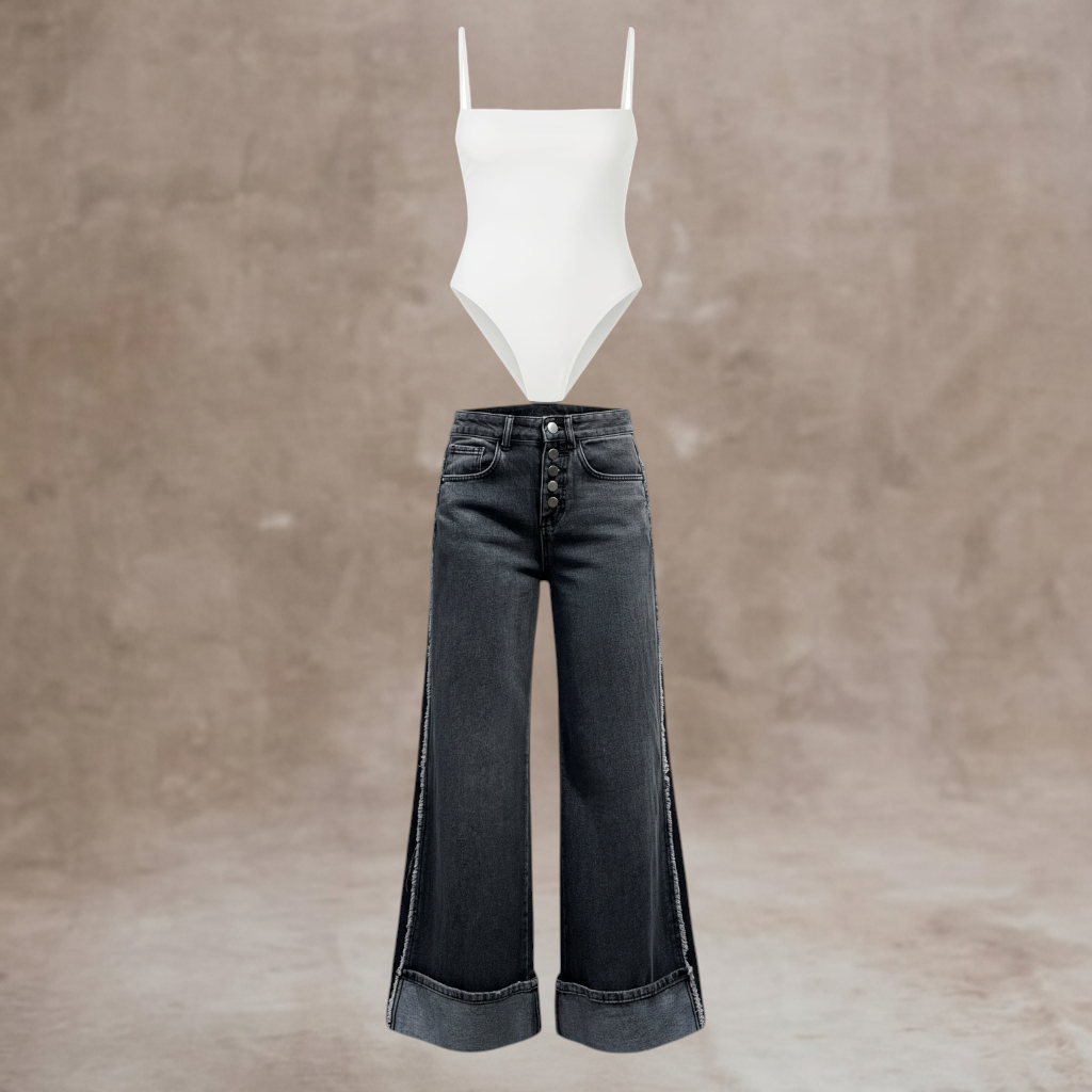 Pantalón Franja + Body Recto