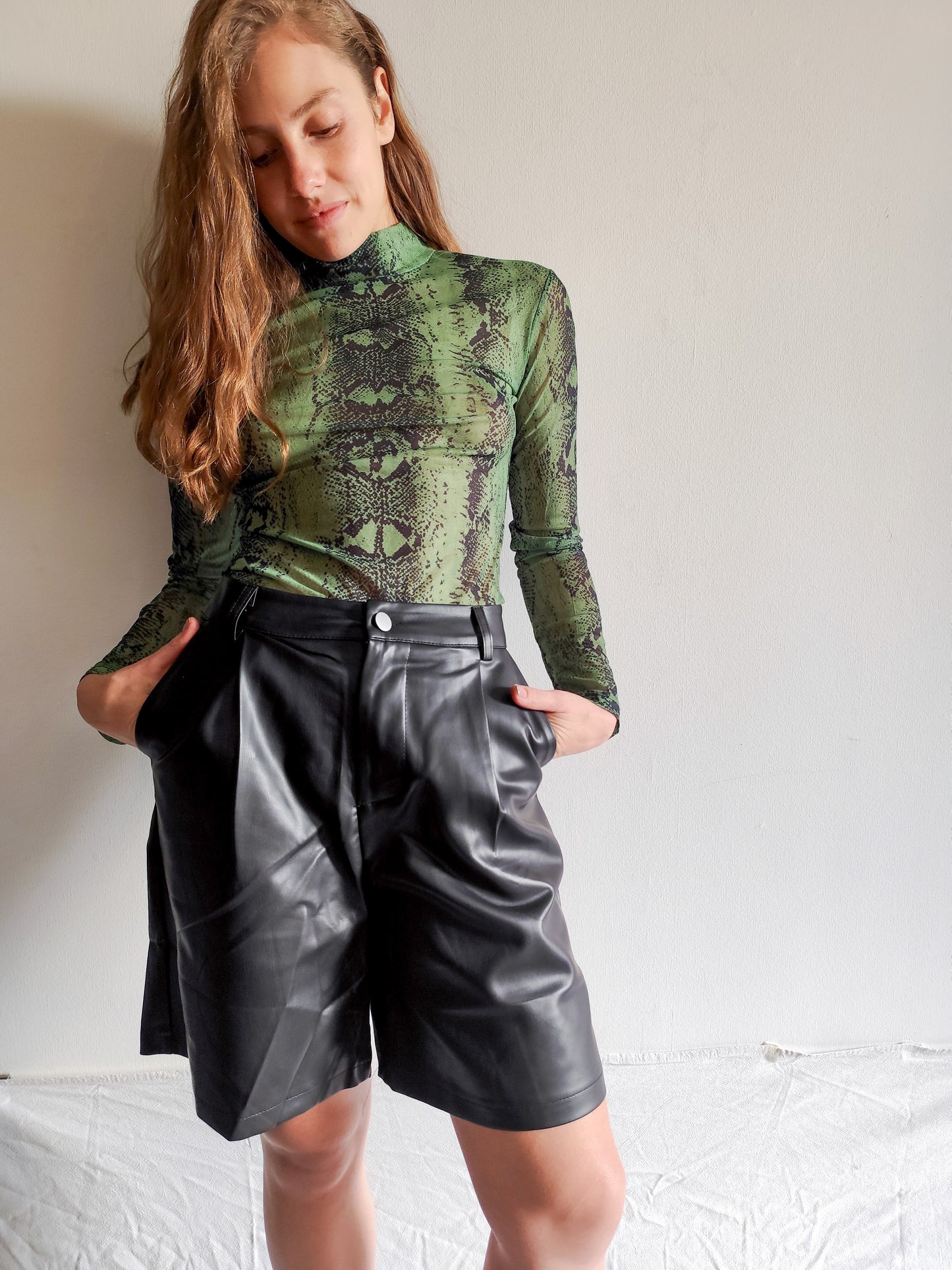 Bermuda Ecocuero + Sheer Snake